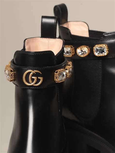 women gucci winter boots|gucci boots with rhinestones.